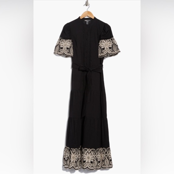 Love By Design Southampton Embroidered Maxi Shirtdress - Picture 3 of 3
